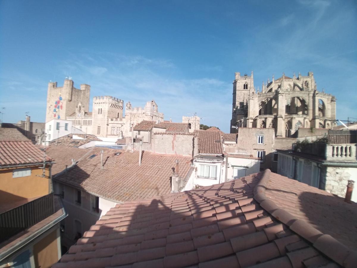 Studio Terrasse Vue Cathedrale Narbonne Exterior photo